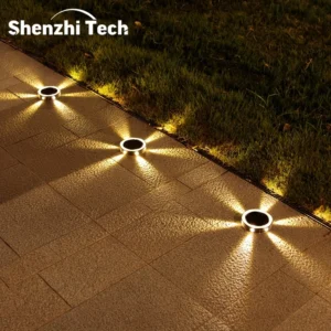 6-LED Solar Wall Light (4-Pack)